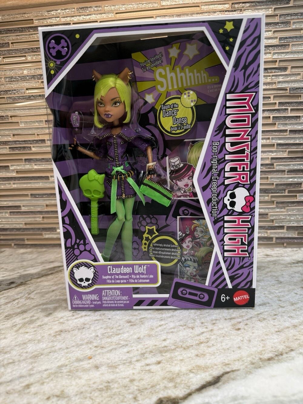 Monster High DAWN OF THE DANCE CLAWDEEN WOLF NIB 2026 In Hand